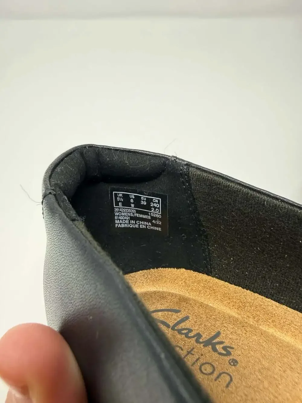 Clarks soles clean block